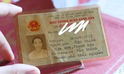 Giấy CMND lạ của bà cụ U85 ở Thái Nguyên sinh ngày 32/04 gây sốt MXH